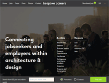 Tablet Screenshot of bespokecareers.com